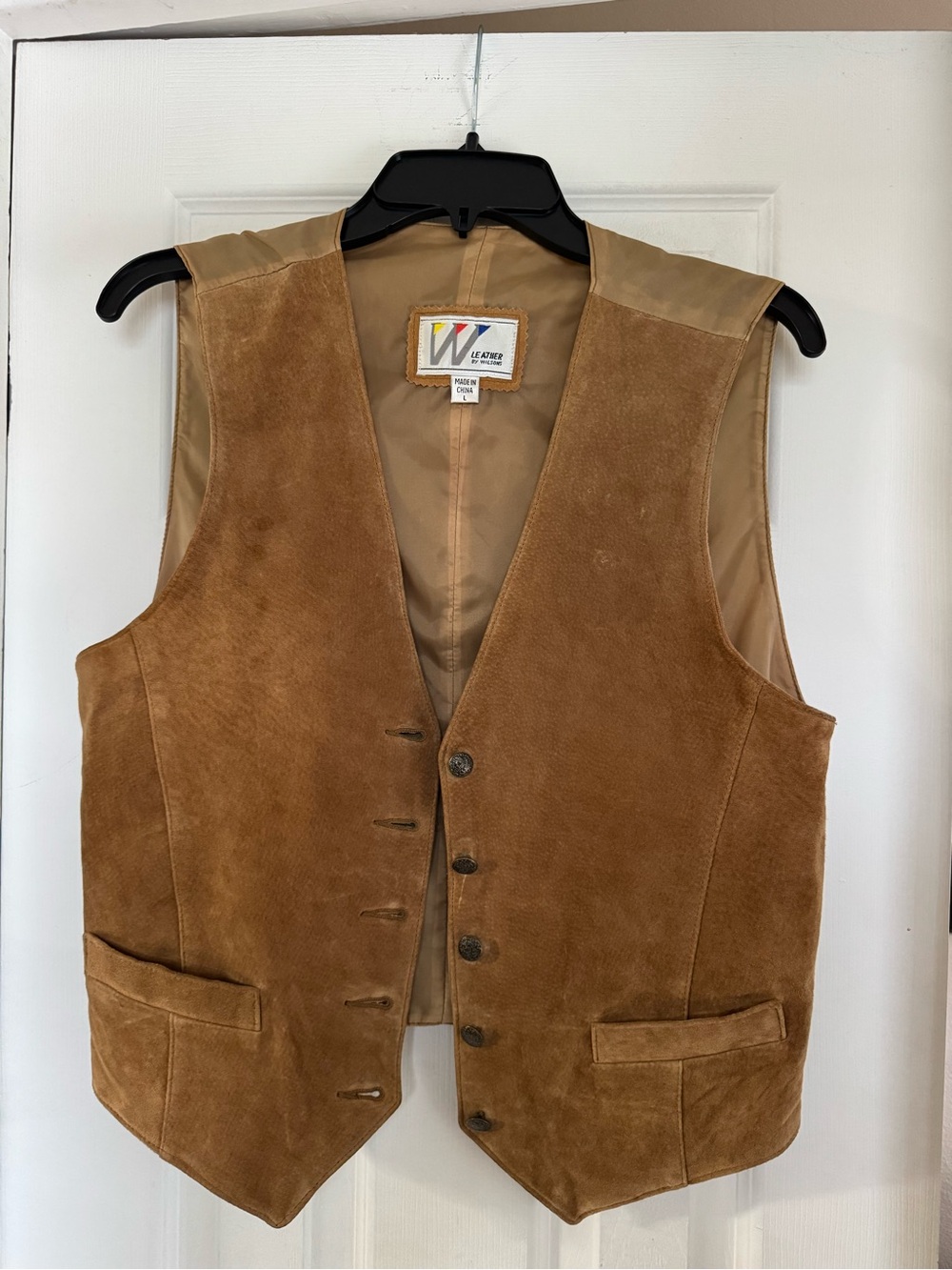 Wilson women’s Brown Suede Button Vest